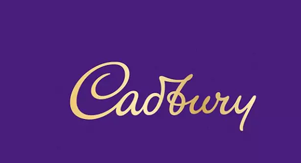 The new Cadbury logo (