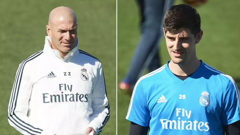 BREAKING: Thibaut Courtois Dropped By Zinedine Zidane On His Return To Real Madrid 