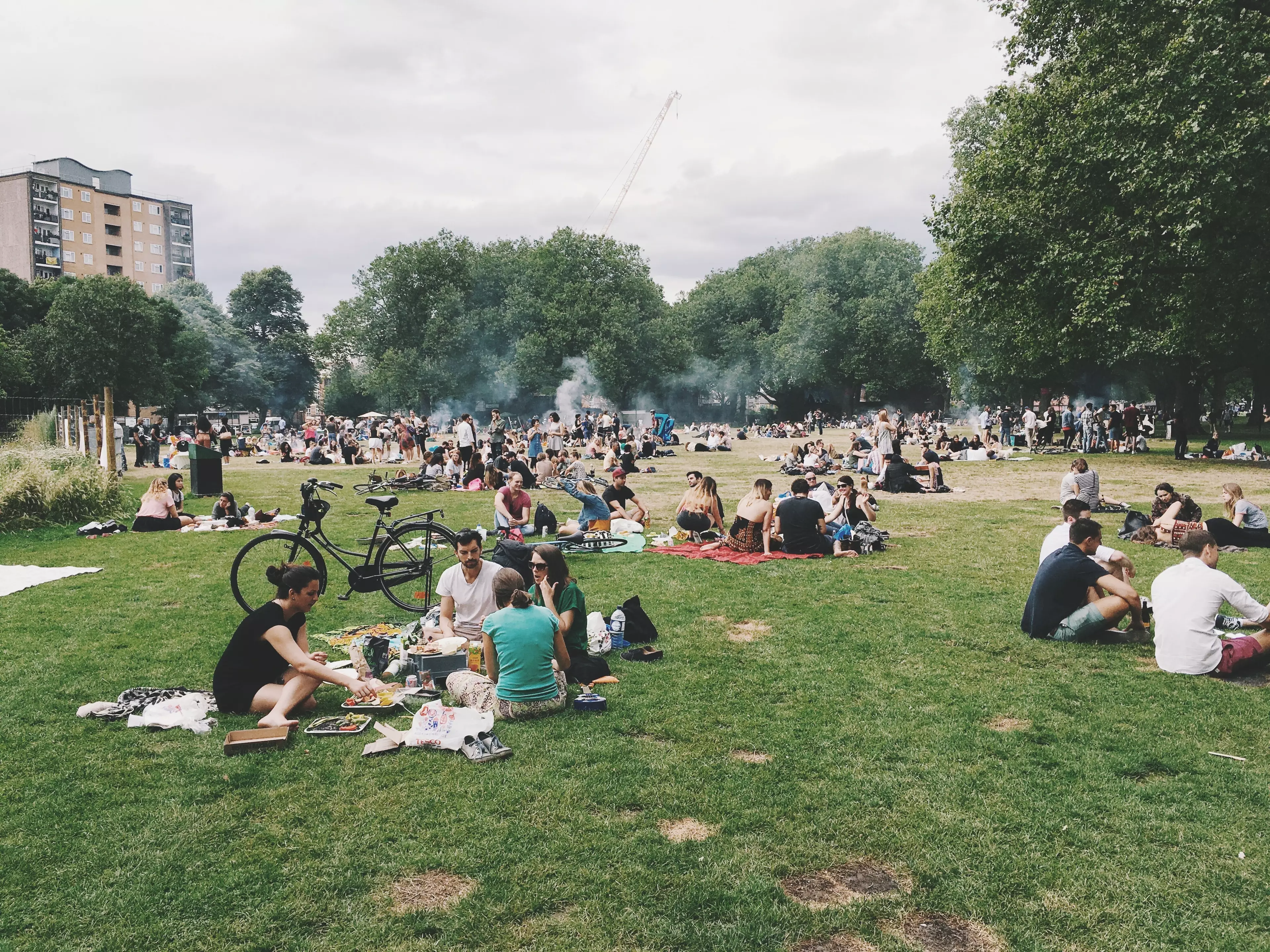 Bank holiday weekend in London (