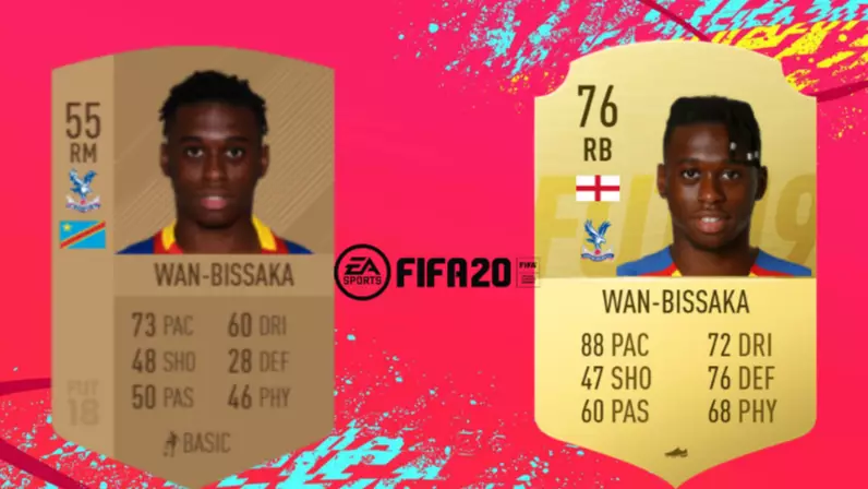 Aaron Wan-Bissaka's Card On FIFA Has Gone Up 24 Ratings In Two Years