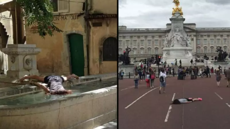 Instagrammer Travels The World Sharing Photos Of Herself 'Dying' At Famous Landmarks
