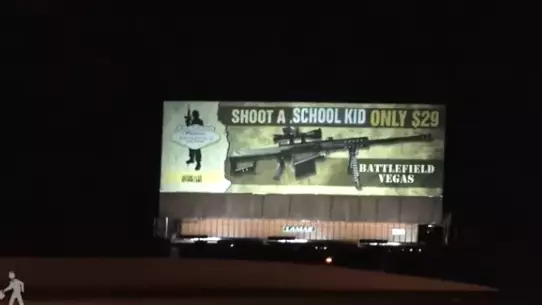 Activists Make Shocking ‘Shoot a School Kid’ Billboard In The US