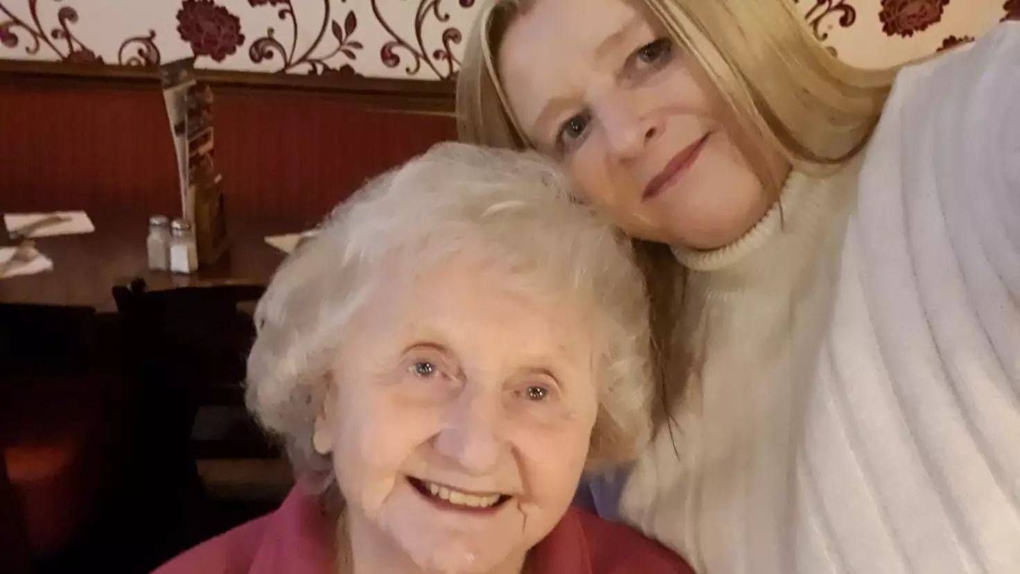 The Heartbreaking Moment Care Home Resident Is Told Her Daughter Can’t Come Inside For A Hug