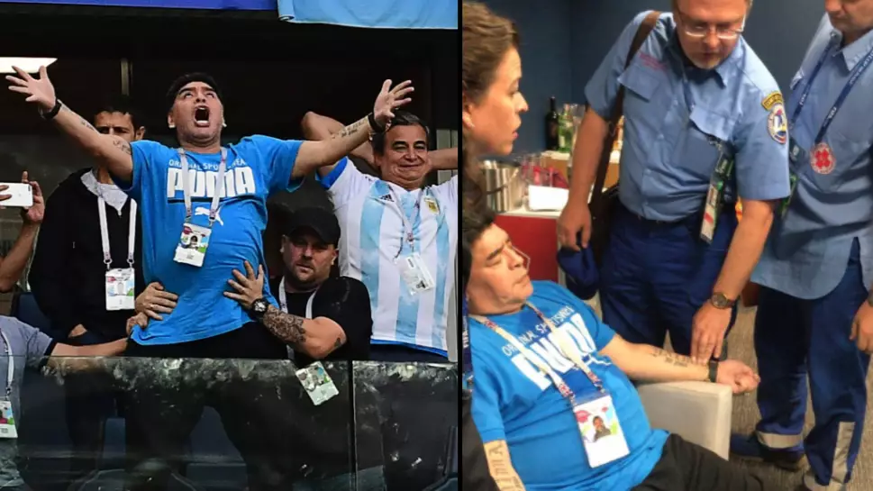 Diego Maradona 'Hospitalised' After Argentina Game At World Cup