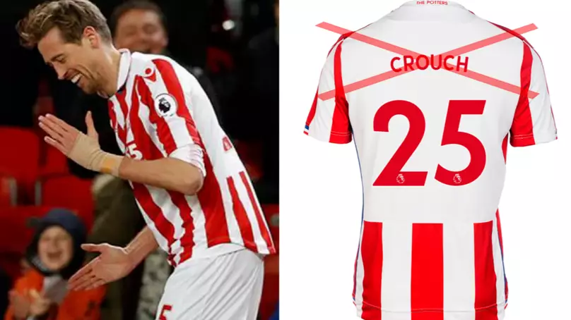 Peter Crouch 'Made Inquiries' To Change Name On The Back Of His Shirt This Season
