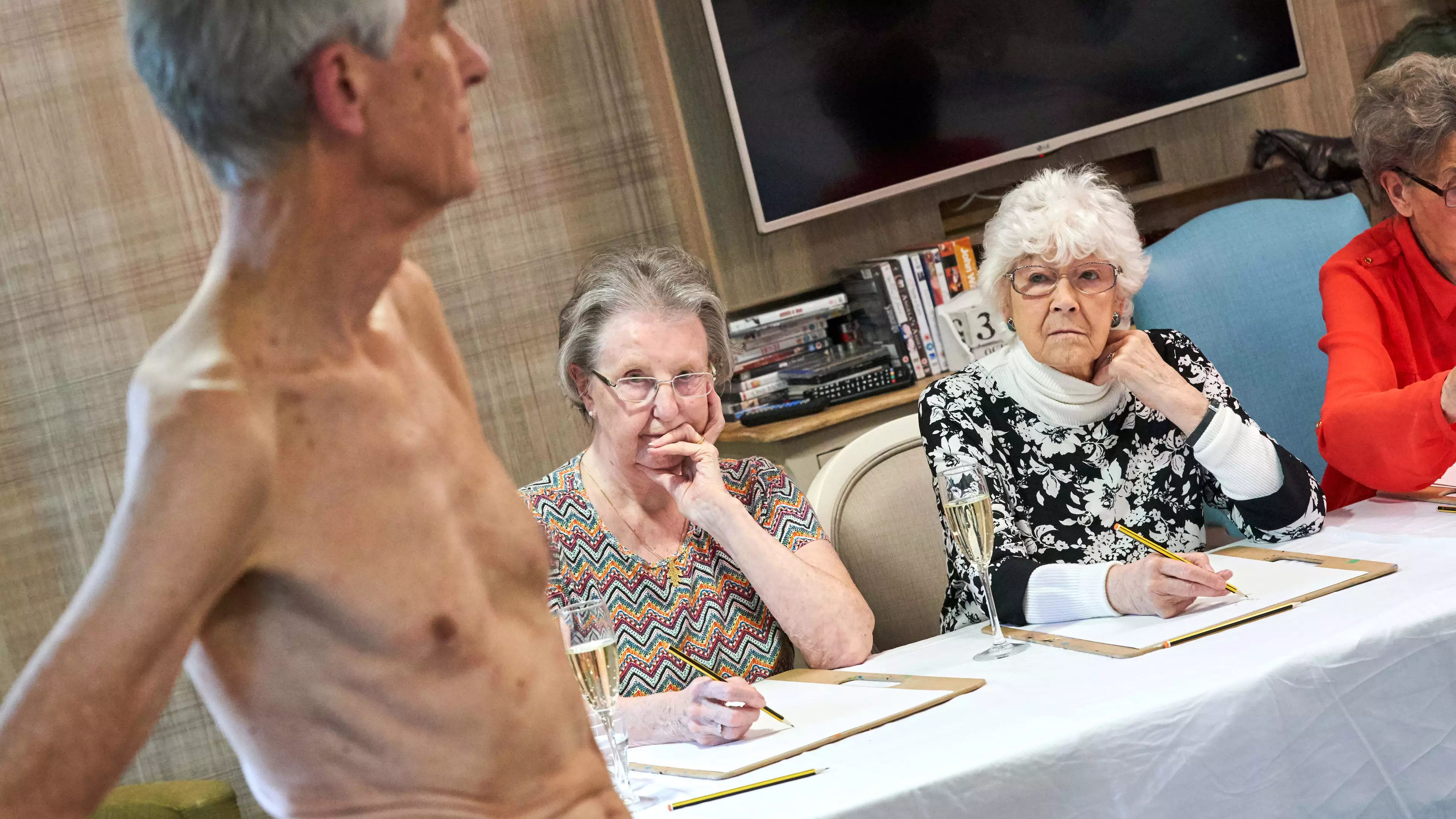 Care Home Launches Life Drawing Classes And It's Amazing