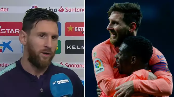 Lionel Messi Sends Important Message To Barcelona Teammate Ousmane Dembele