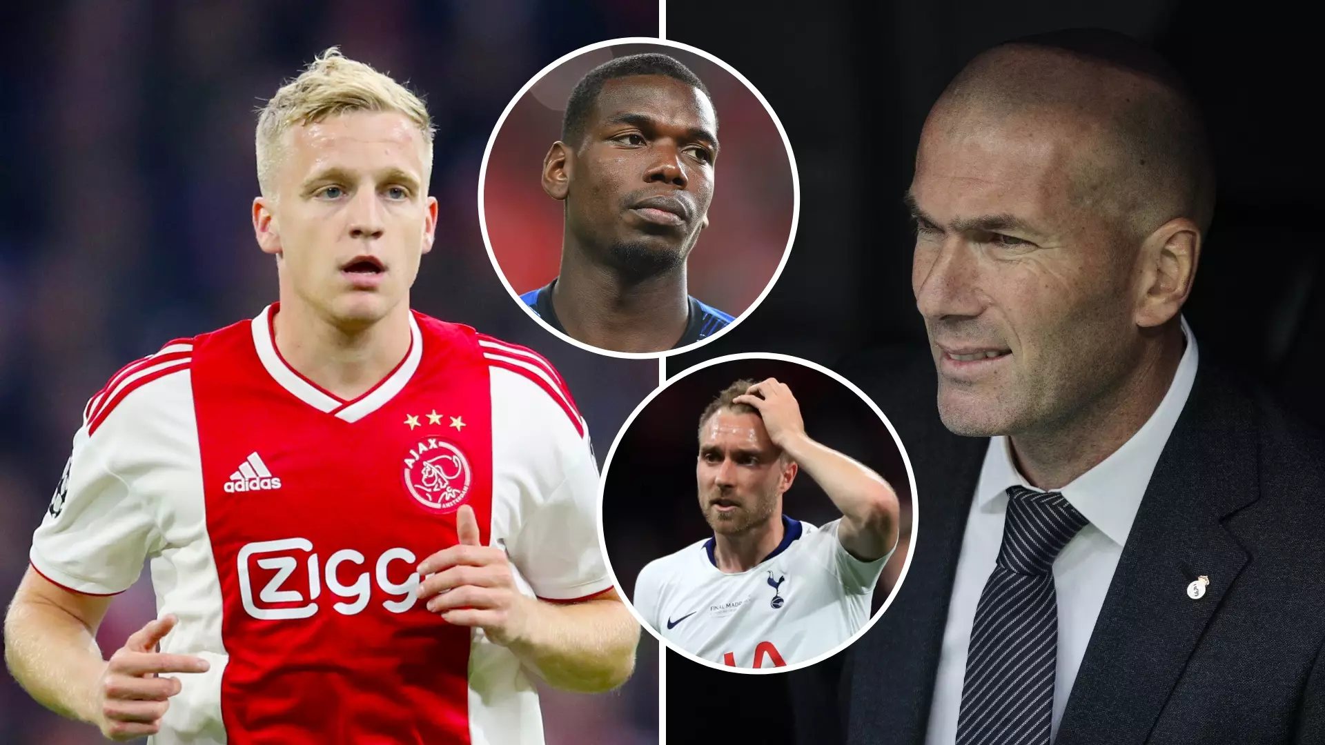 Real Madrid To Target €60m-Rated Donny Van De Beek Instead Of Paul Pogba And Christian Eriksen