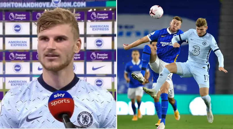 Timo Werner’s Response To Playing Against Brighton Defenders In Chelsea's 3-1 Win Is Just Brilliant
