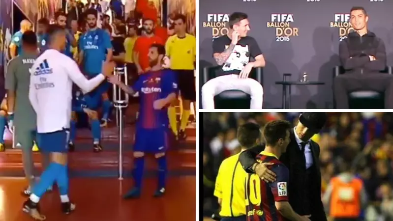 Video Shows The Huge Amount Of Respect Cristiano Ronaldo And Lionel Messi Have For Each Other