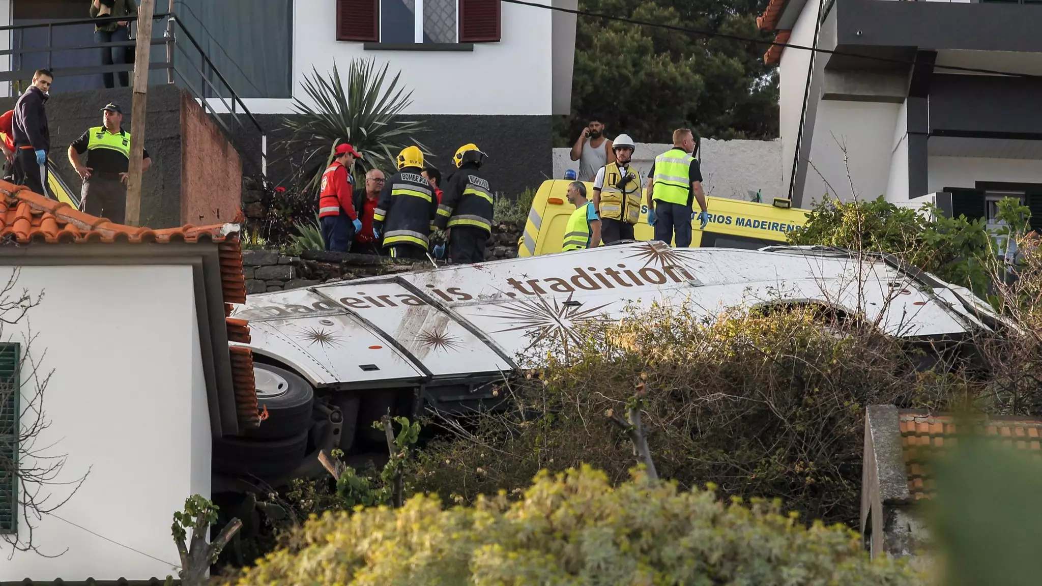 28 Dead After Tourist Bus In Madeira Overturns And Tumbles Off Road