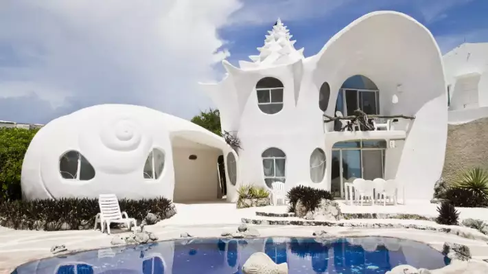 You Can Now Live Your Mermaid Dreams In This Shell-Shaped Airbnb In Mexico