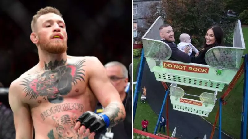 ​Conor McGregor Celebrates Son's Christening With Funfair And Fireworks