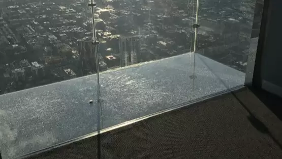 Footage Shows Glass Skydeck On 103rd Floor Start To Crack Under Tourists' Feet