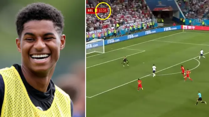 England Fans Celebrated What Marcus Rashford Did In The 66th Minute 