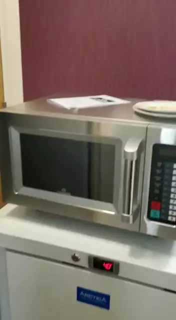 After patients meals are dropped off they have to microwave it themselves.
