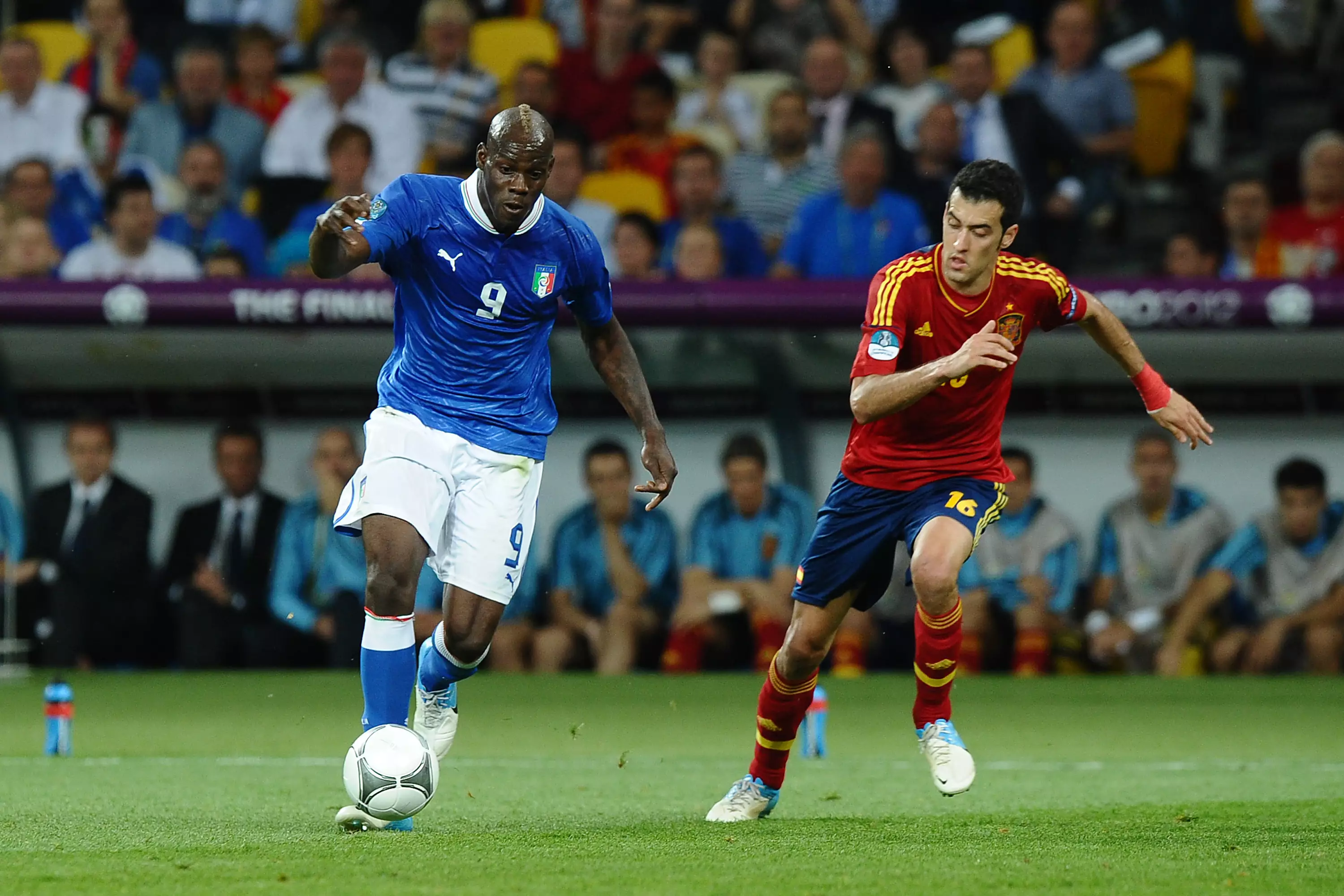 Balotelli representing Italy. Image: PA