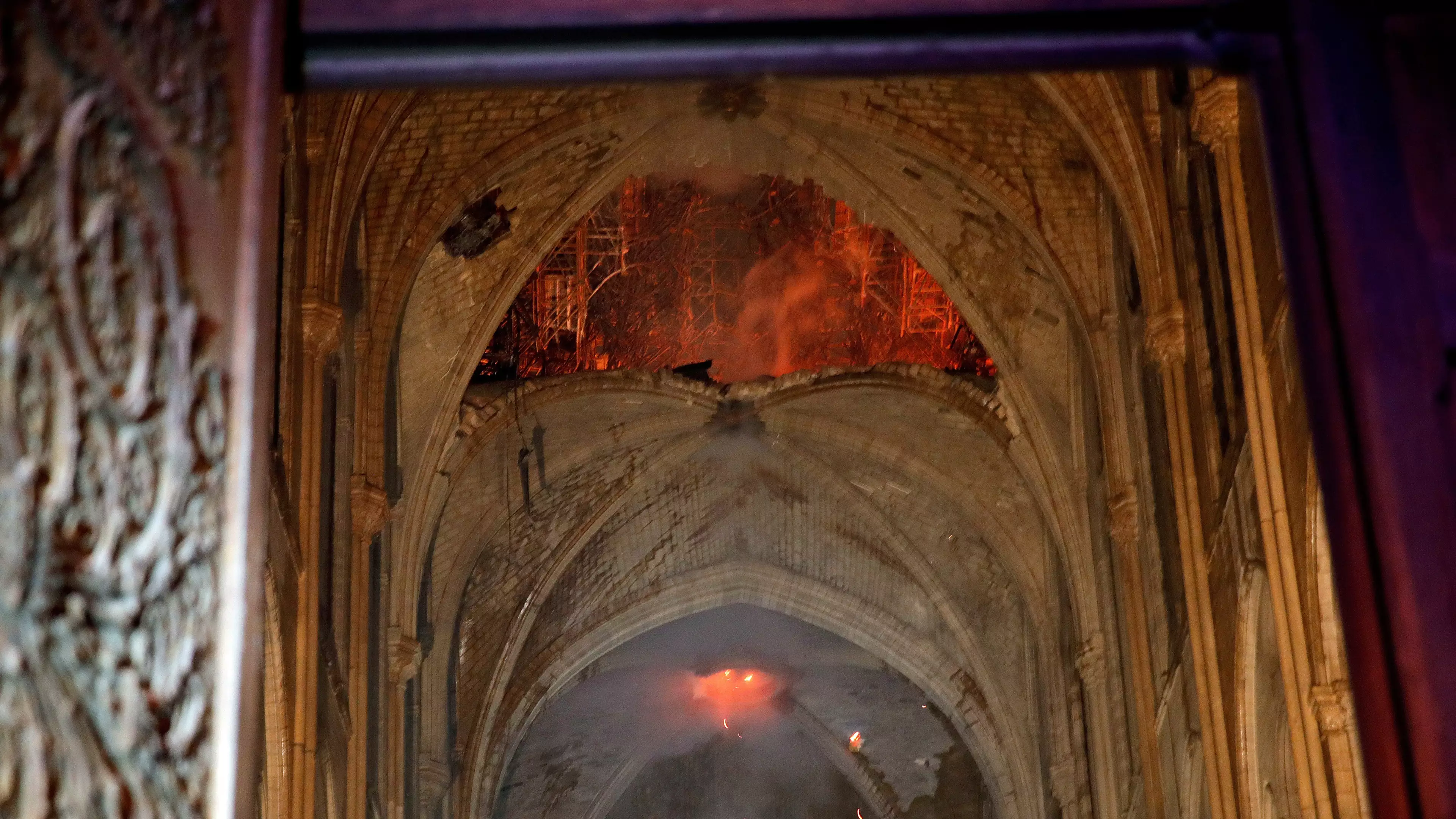 French President Says 'We Will Rebuild It' Following Devastating Notre Dame Blaze