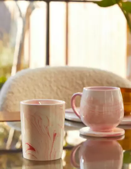 This pink marble mug is just £8 (