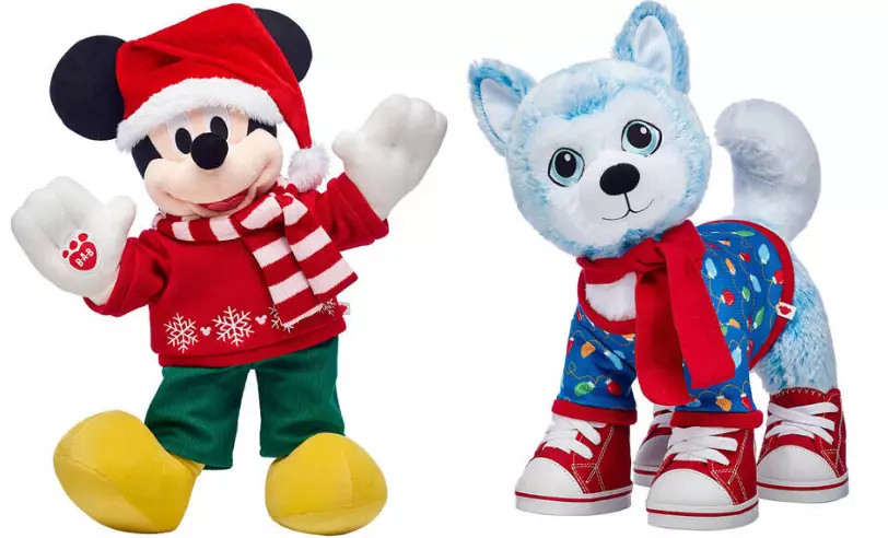 The Mickey Mouse gift set costs £40.50, while the husky set is £44 (