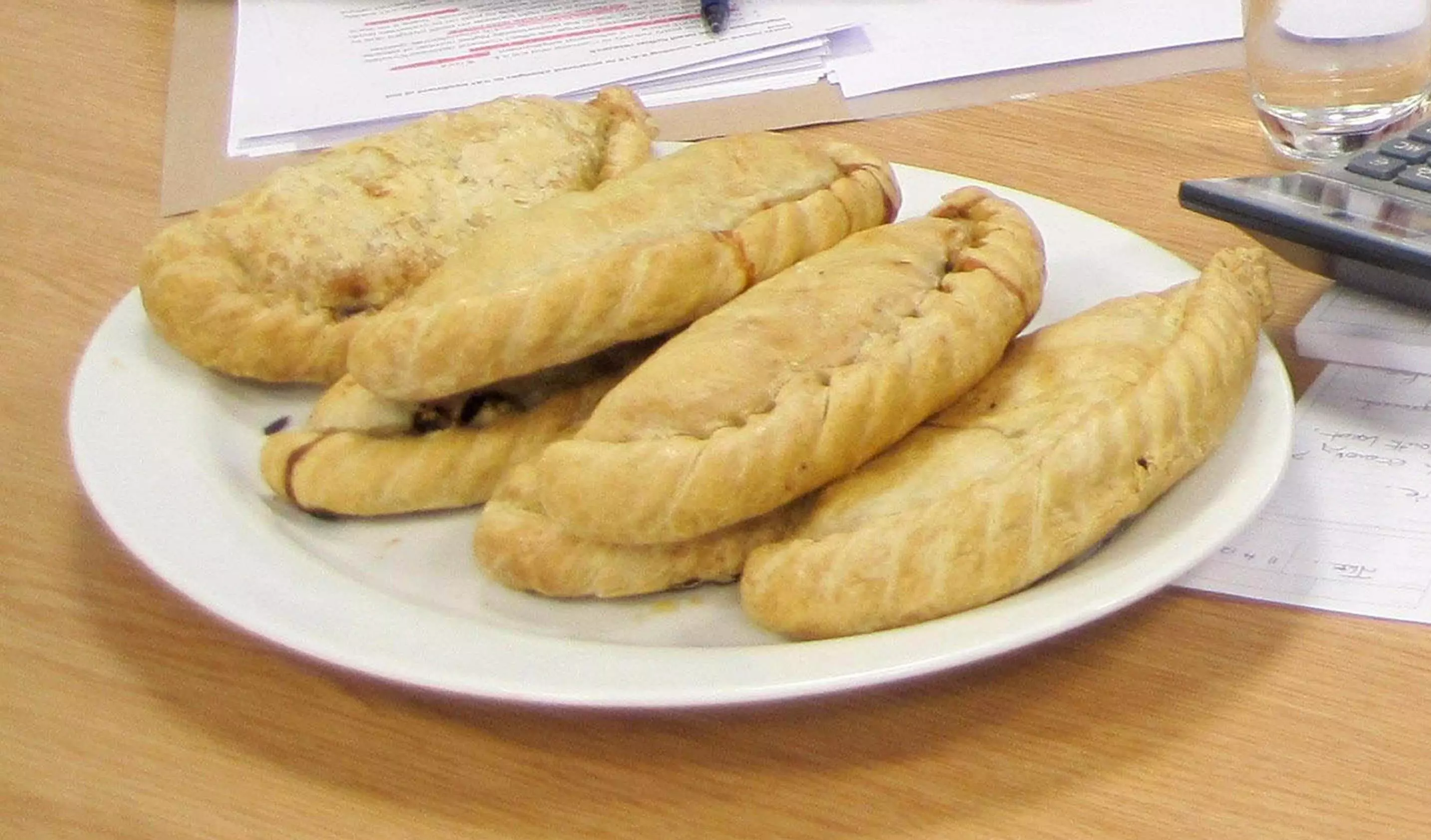 According to a friend, the pasties remind him of his childhood in Cornwall.