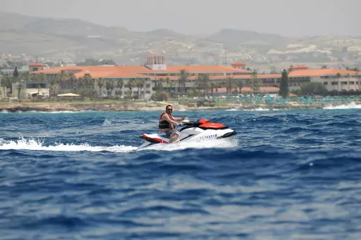 This could be you off the coast of Paphos.
