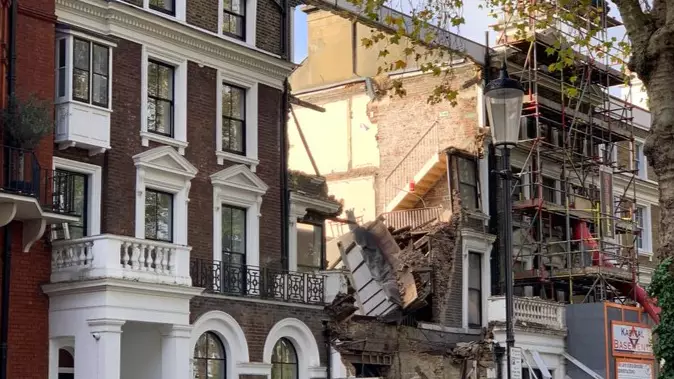 Residents Evacuated After Two Four-Storey Houses Collapse In Chelsea 