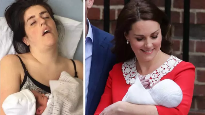 Mums Are Sharing Their Own Post-Partum Looks After Kate Middleton’s Glam Appearance 