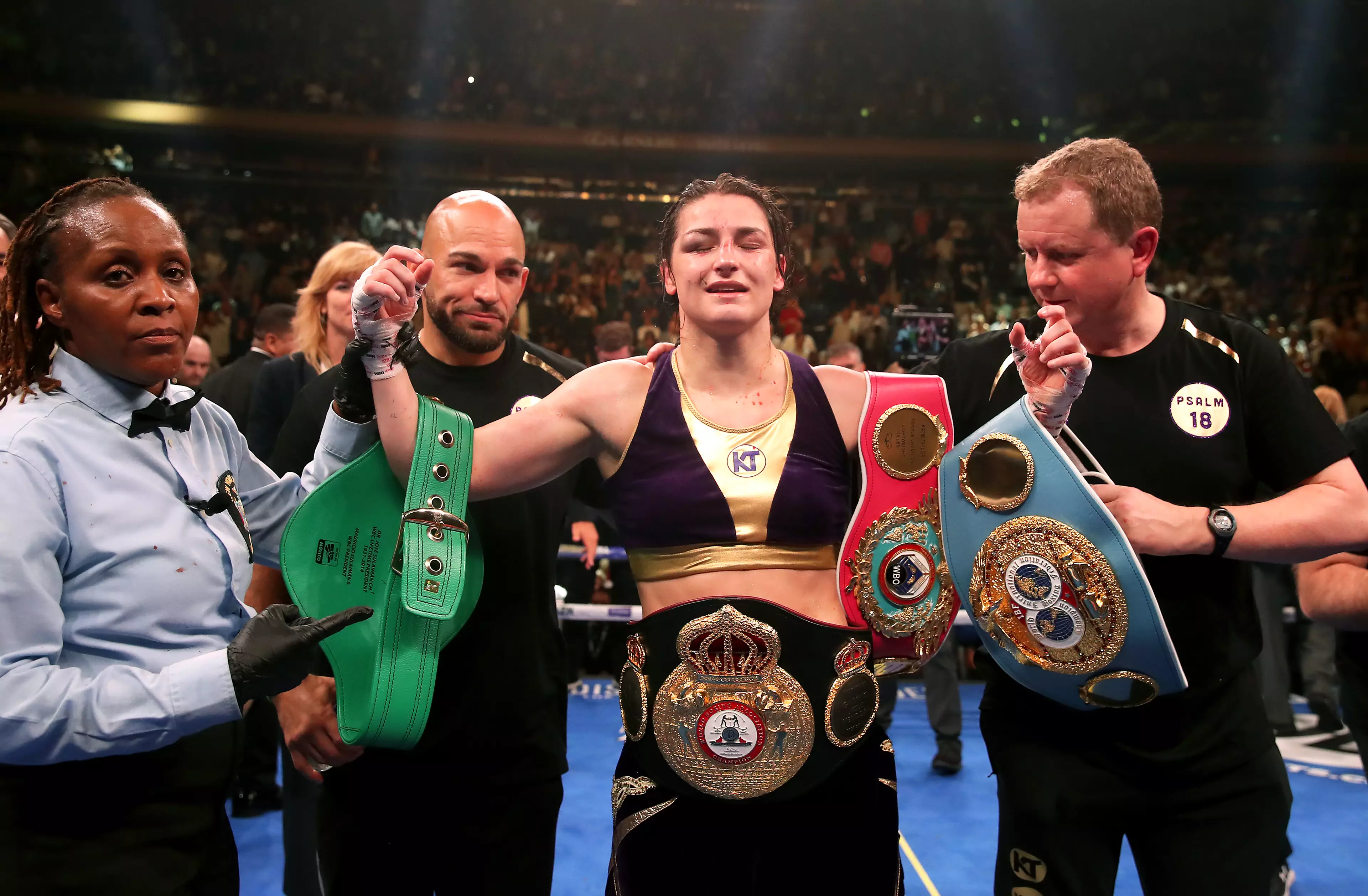 Eddie Hearn would like to make a fight between Katie Taylor and an MMA star like Holly Holm