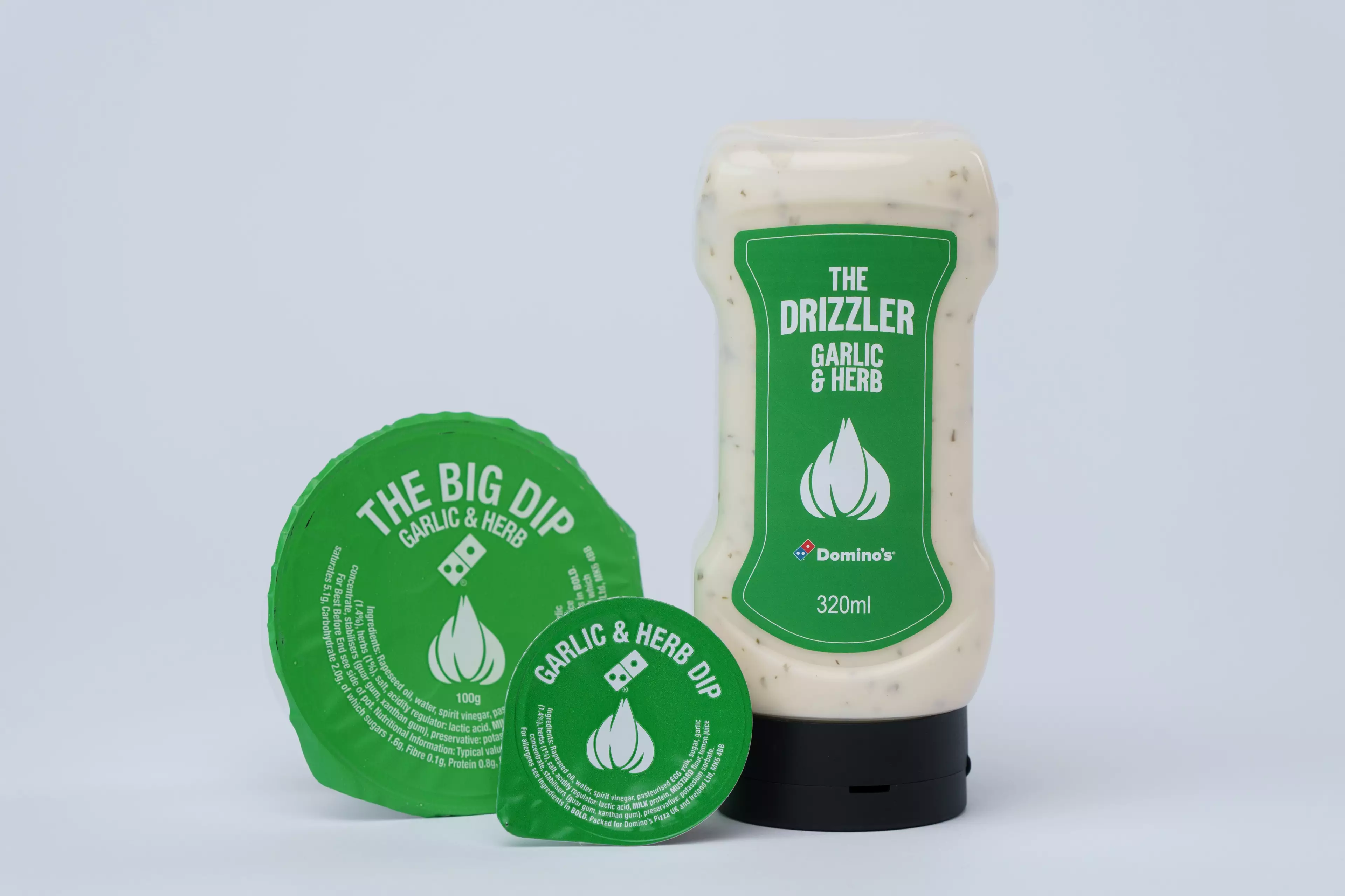 The drizzle dip is a must for any garlic and herb fan (