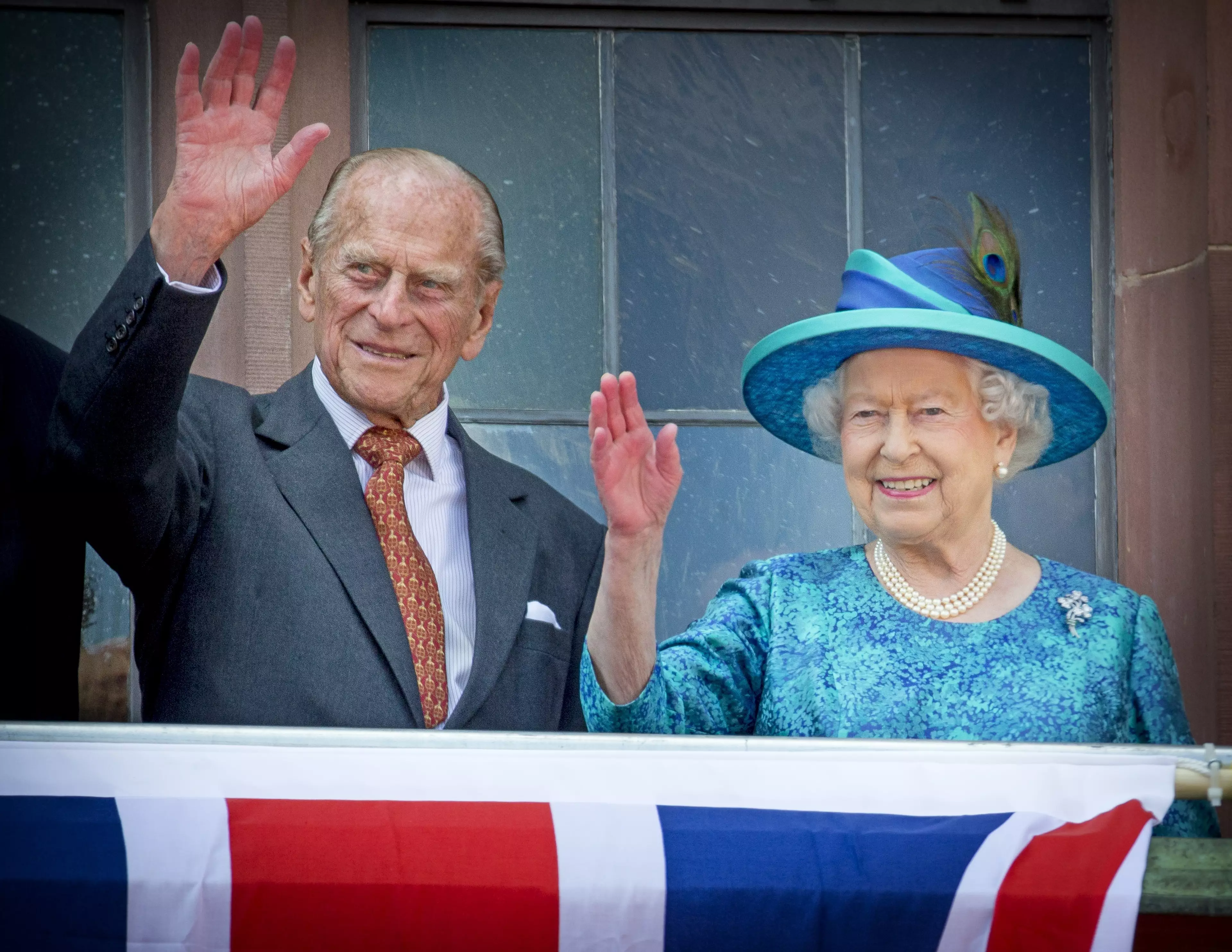 Prince Philip and The Queen.