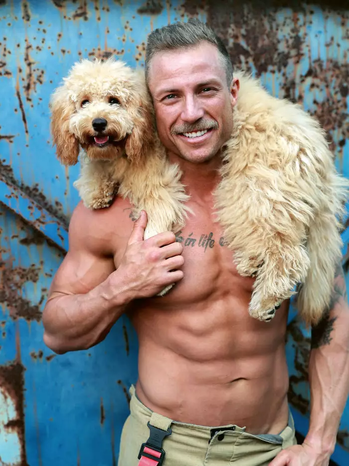 Have you ever seen a cuter man/dog combo? (