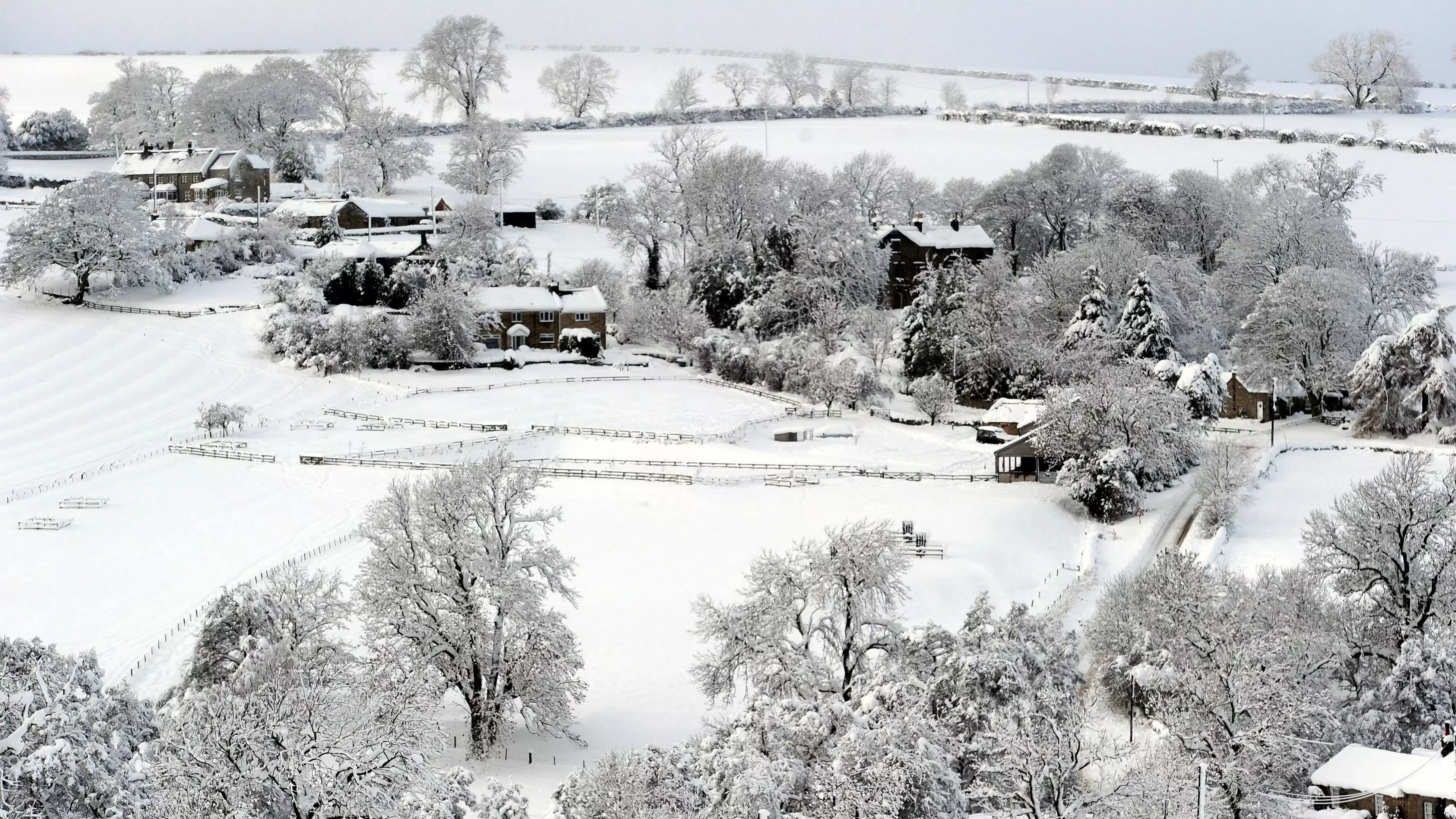 Met Office Issues Weather Warning With Snow Forecast Across The UK