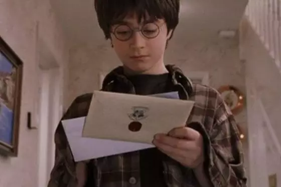 The young girl is expecting her letter from Hogwarts when she's of age (