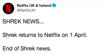 Netflix announced Shrek news (