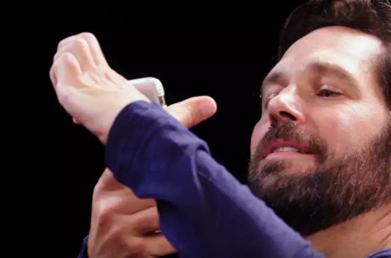 Paul Rudd's party trick is something to behold.