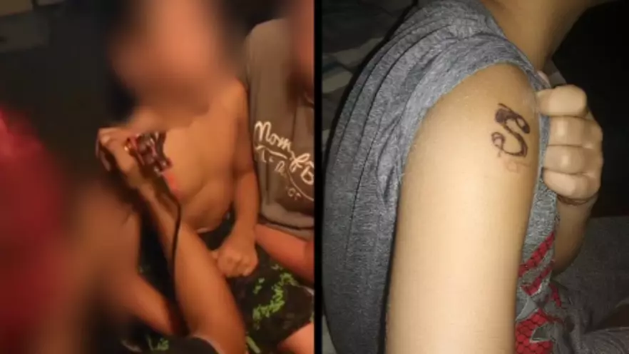 Outrage As Boy, 9, Gets Tattoo From 16-Year-Old With Consent Of His Mum