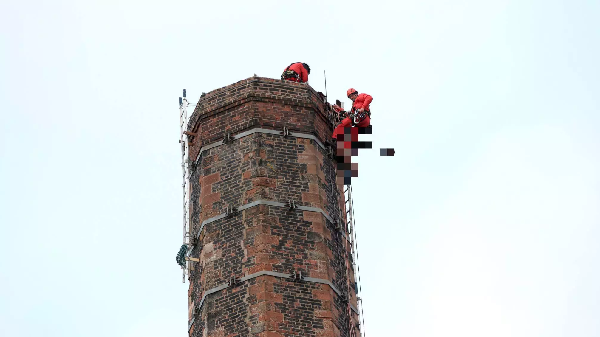 Man Trapped At Top Of 300ft Chimney In Carlisle Is Dead