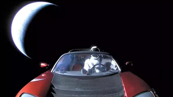 Astronomers Identify Elon Musk's Tesla Roadster Flying Through Space