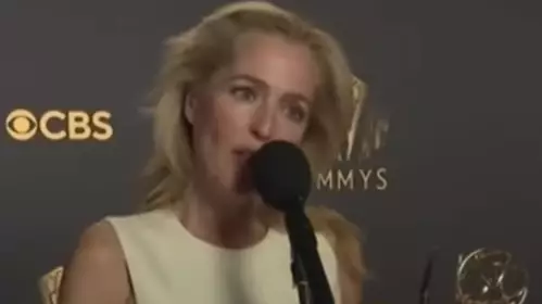 Reporter Asks Gillian Anderson If She Spoke To Margaret Thatcher About Crown Role