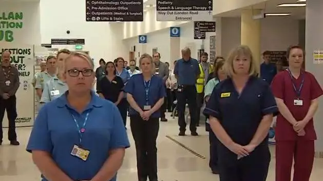 UK Holds Minute's Silence For Heroic Key Workers Who Have Died From Coronavirus