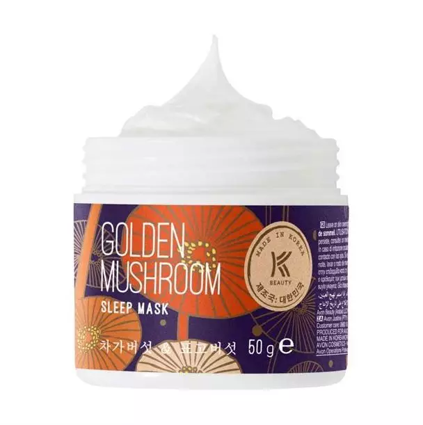 Avon's K-Beauty Golden Mushroom Sleep Mask comes in at £5.