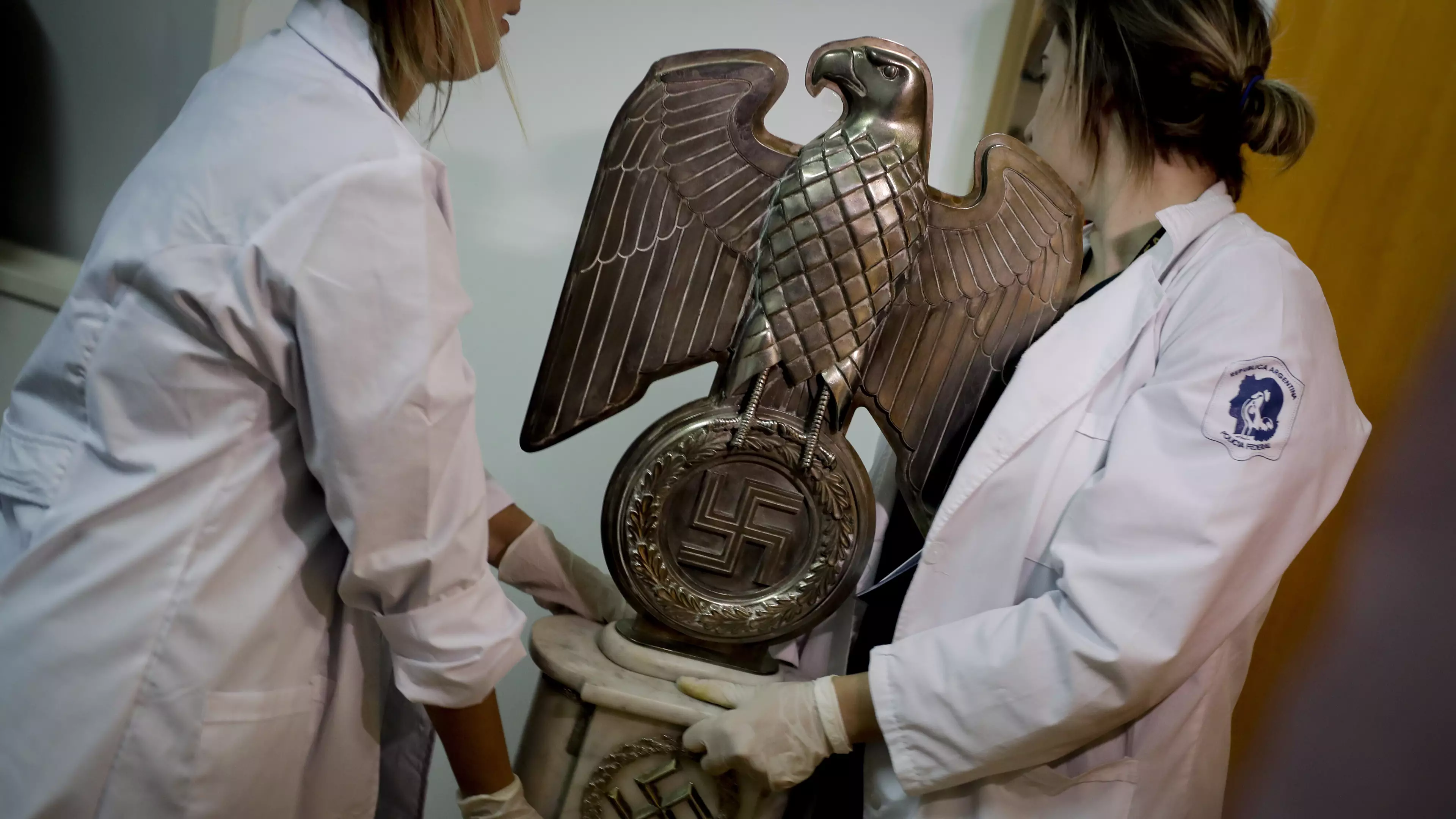 Mystery As Nazi Artefacts Are Found In Hidden Argentinian Treasure Room