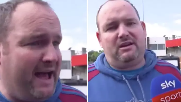 Andy Tate Produces Iconic Rant About Manchester United In Live Sky Sports interview 