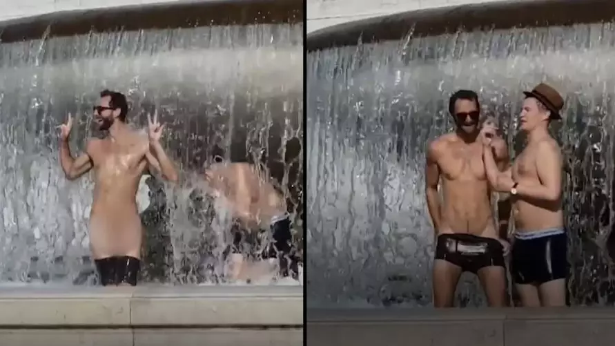 'Brits Aboard' Strip Naked In Famous Rome Monument And Outrage Locals