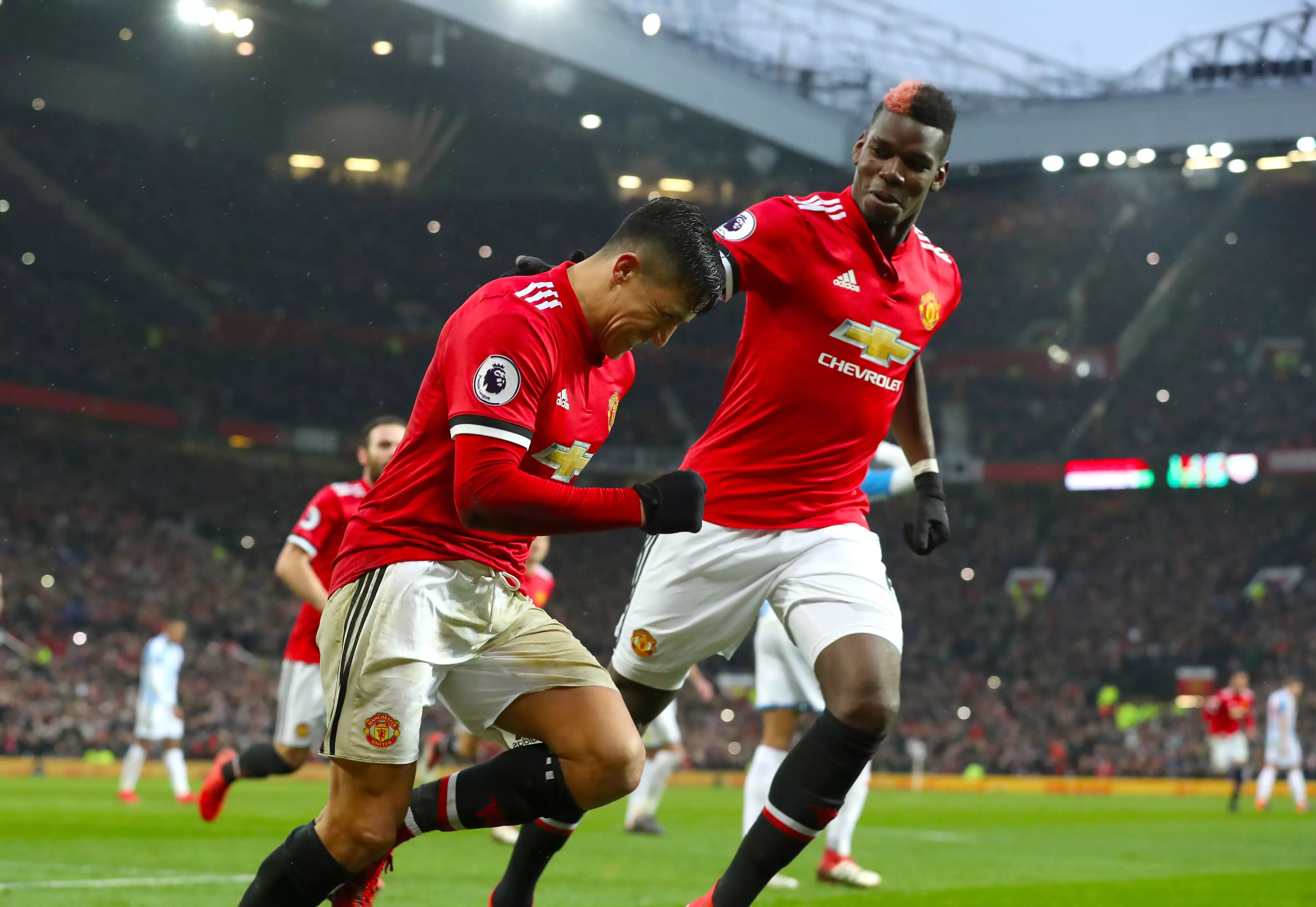 Rojo and Martial earn around £70k-a-week, much less than the high profile new signings. Image: PA Images.