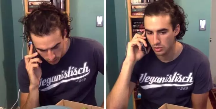 WATCH: Vegan Loses His Shit When He Finds Out His Pizza Contains Cheese