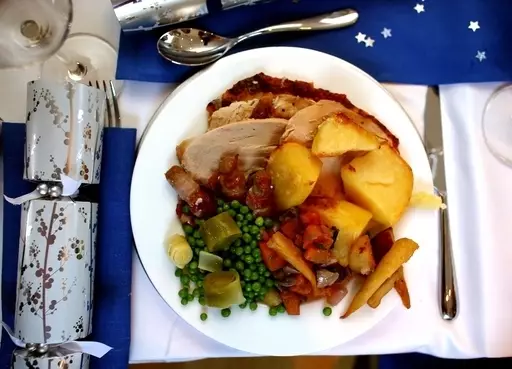 HMP Dartmoor in Devon has revealed its Christmas Day menu which includes turkey and stuffing, pork and apple sauce, salmon and broccoli parcels and chicken tandoori.