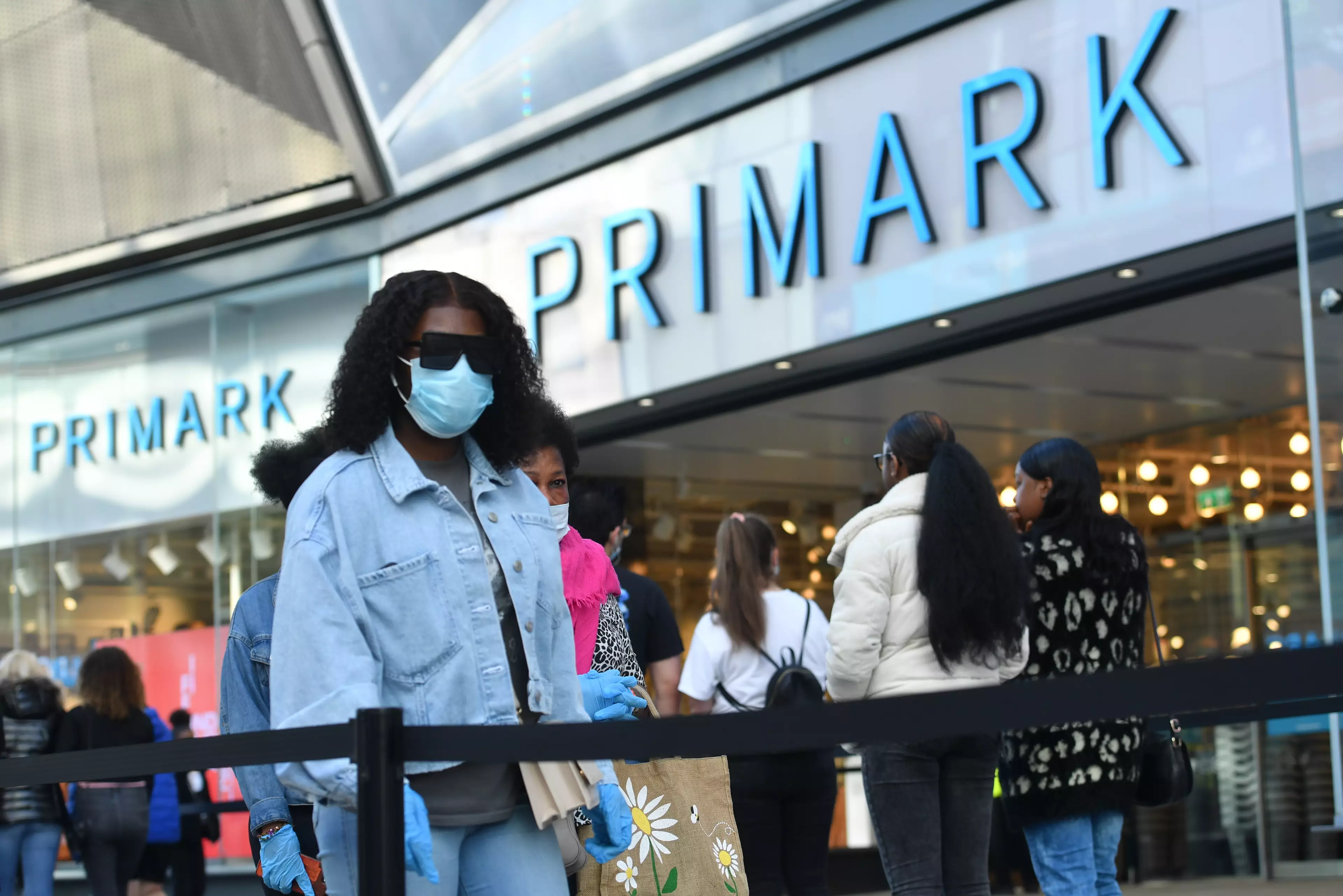 Shoppers and staff are required to wear PPE.
