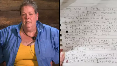Boy With Autism Sends Touching Letter To 'Clever' 'I'm A Celebrity' Star Anne Hegerty 